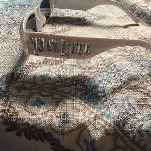 Palm White Sunglasses